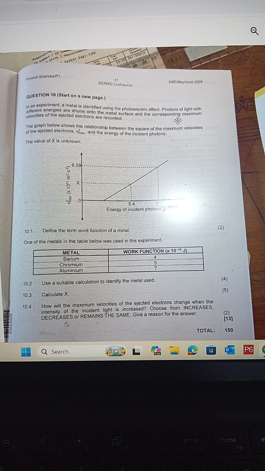Homework photo