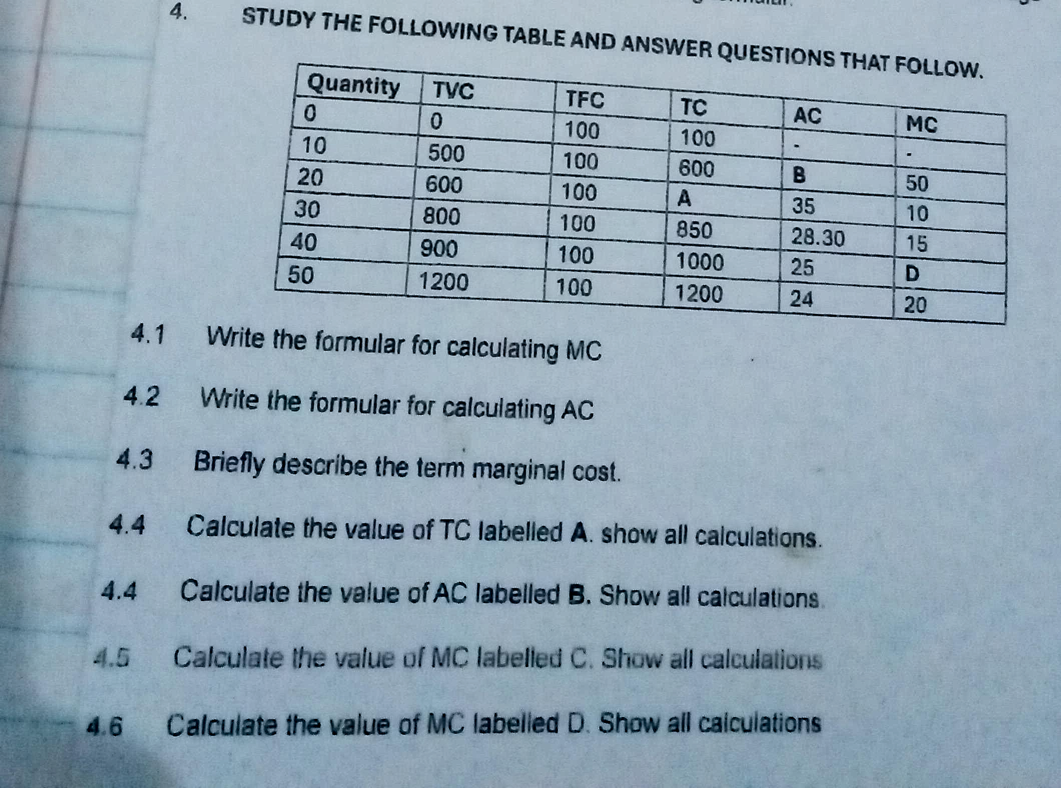 Homework photo