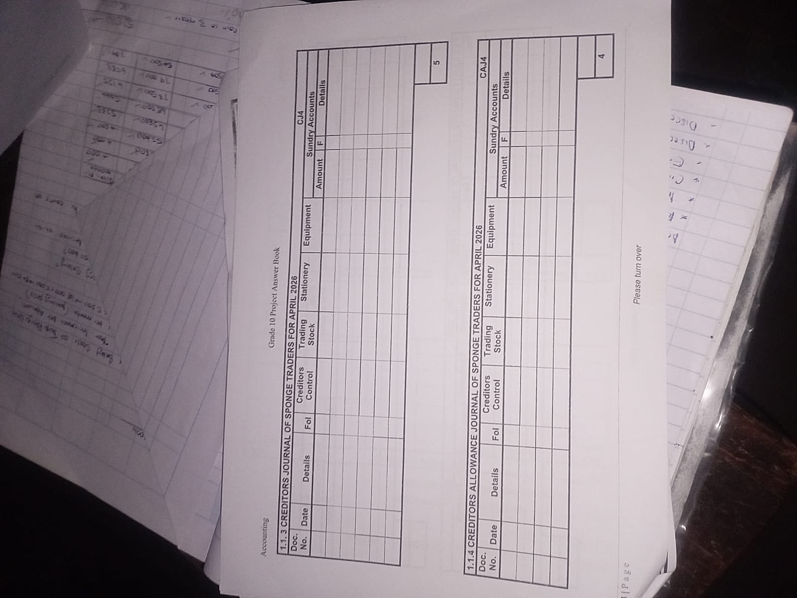 Homework photo