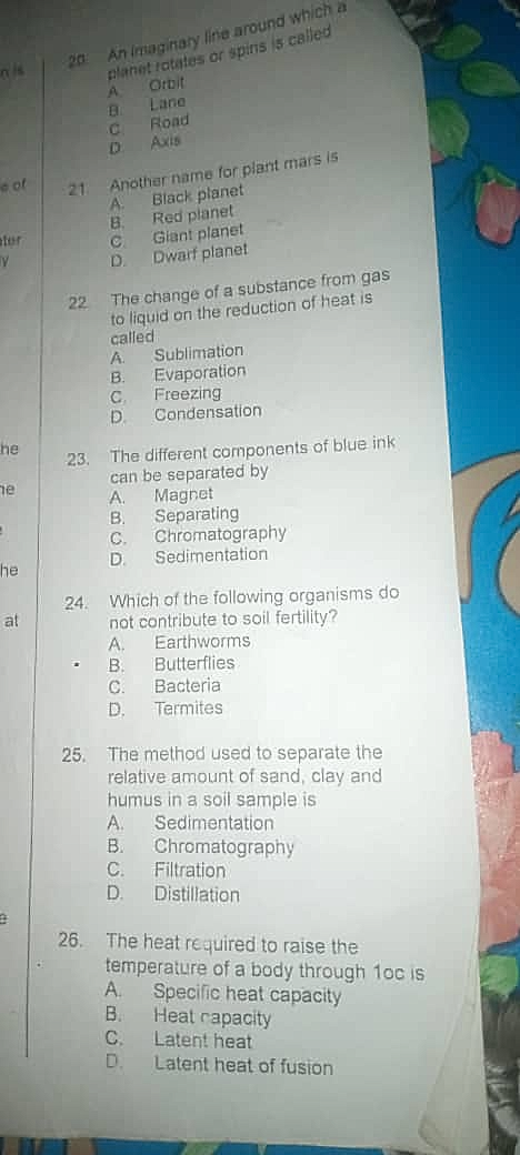Homework photo