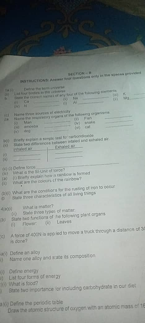 Homework photo