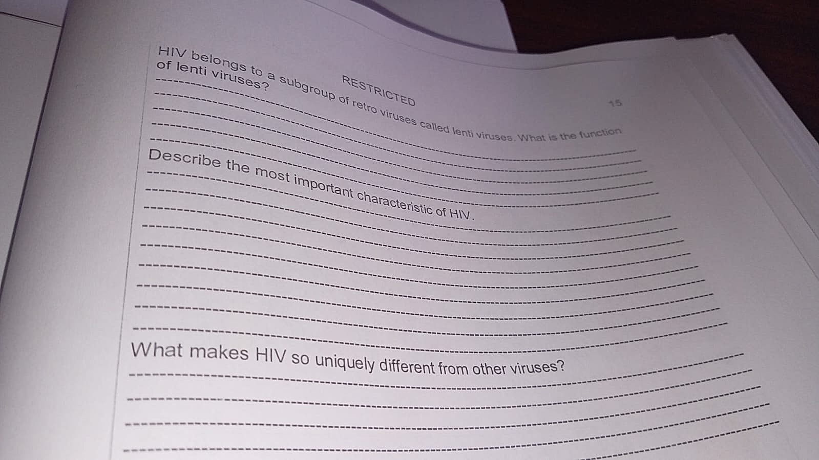Homework photo