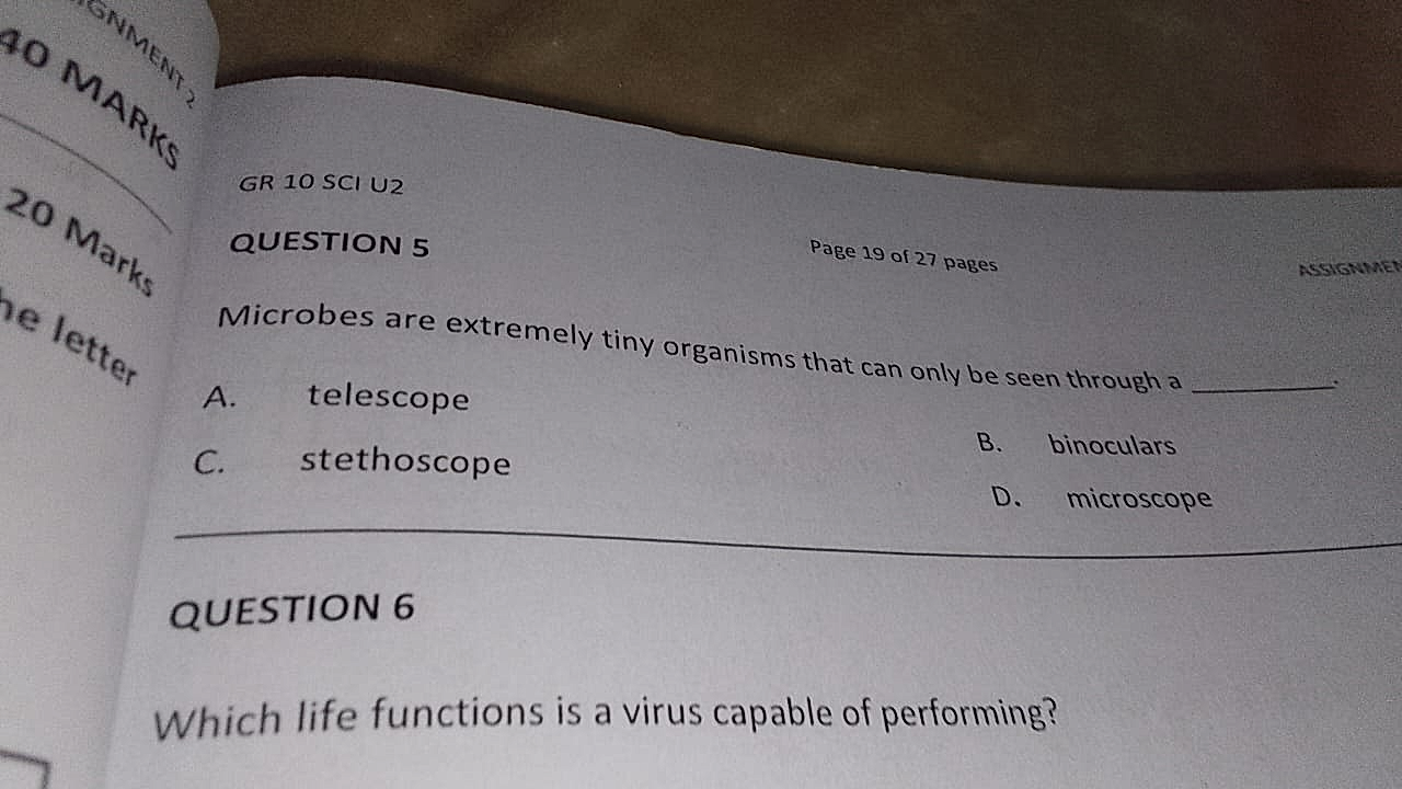 Homework photo