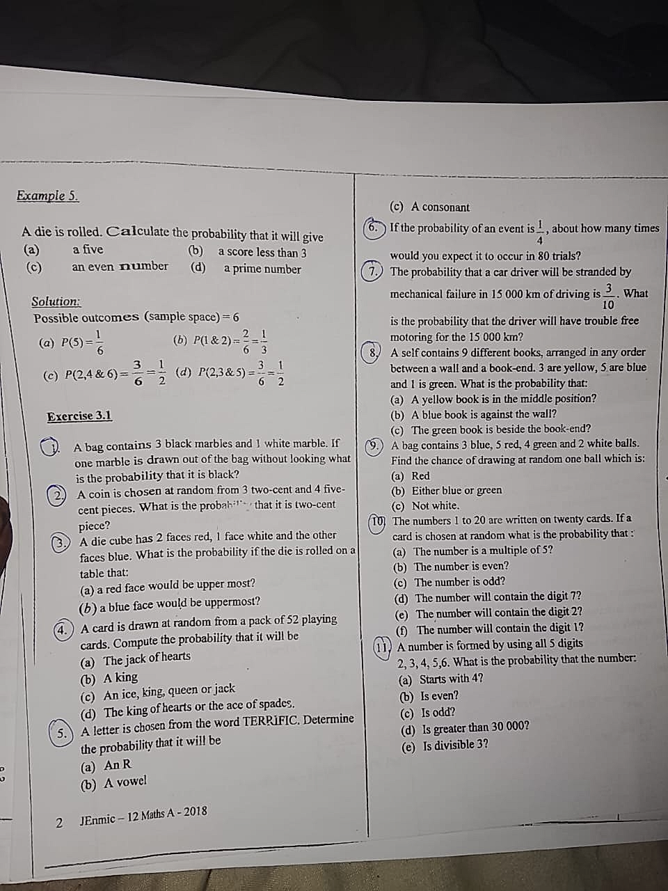 Homework photo