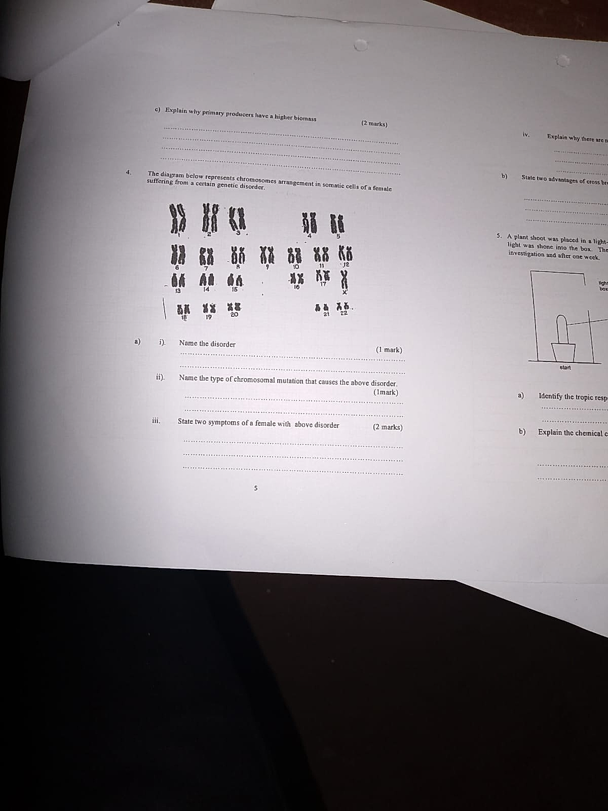 Homework photo