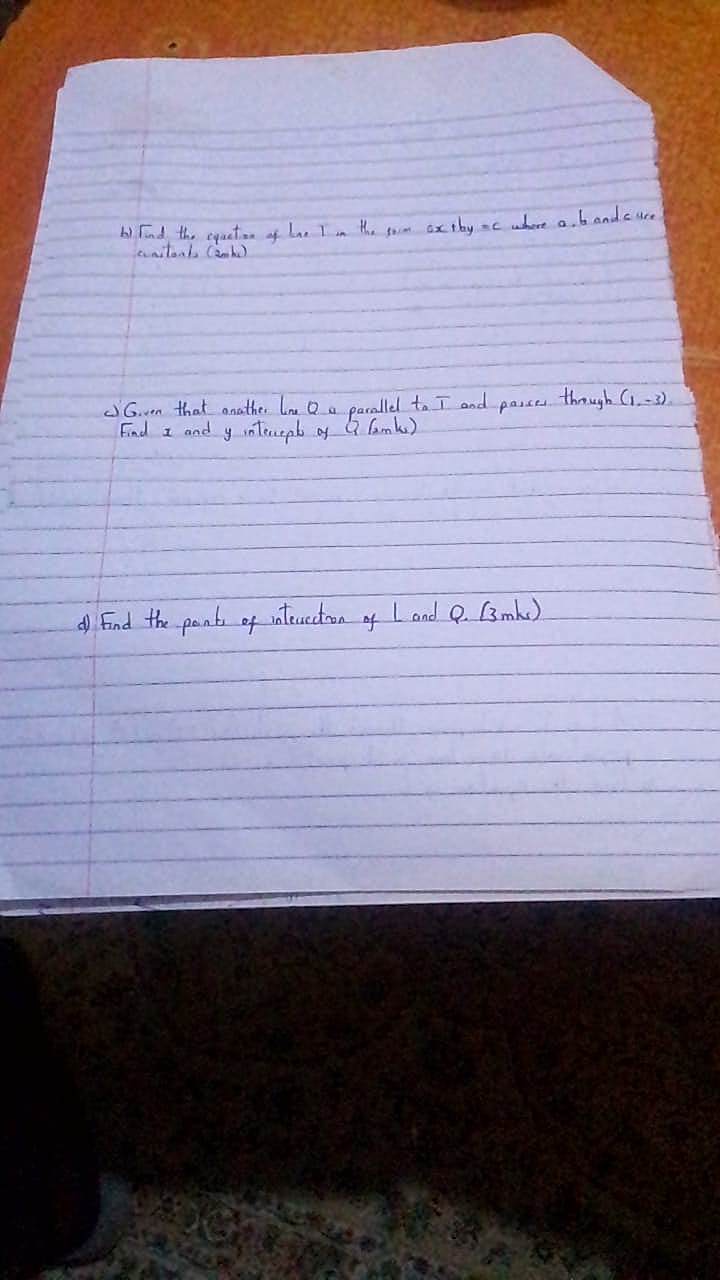 Homework photo