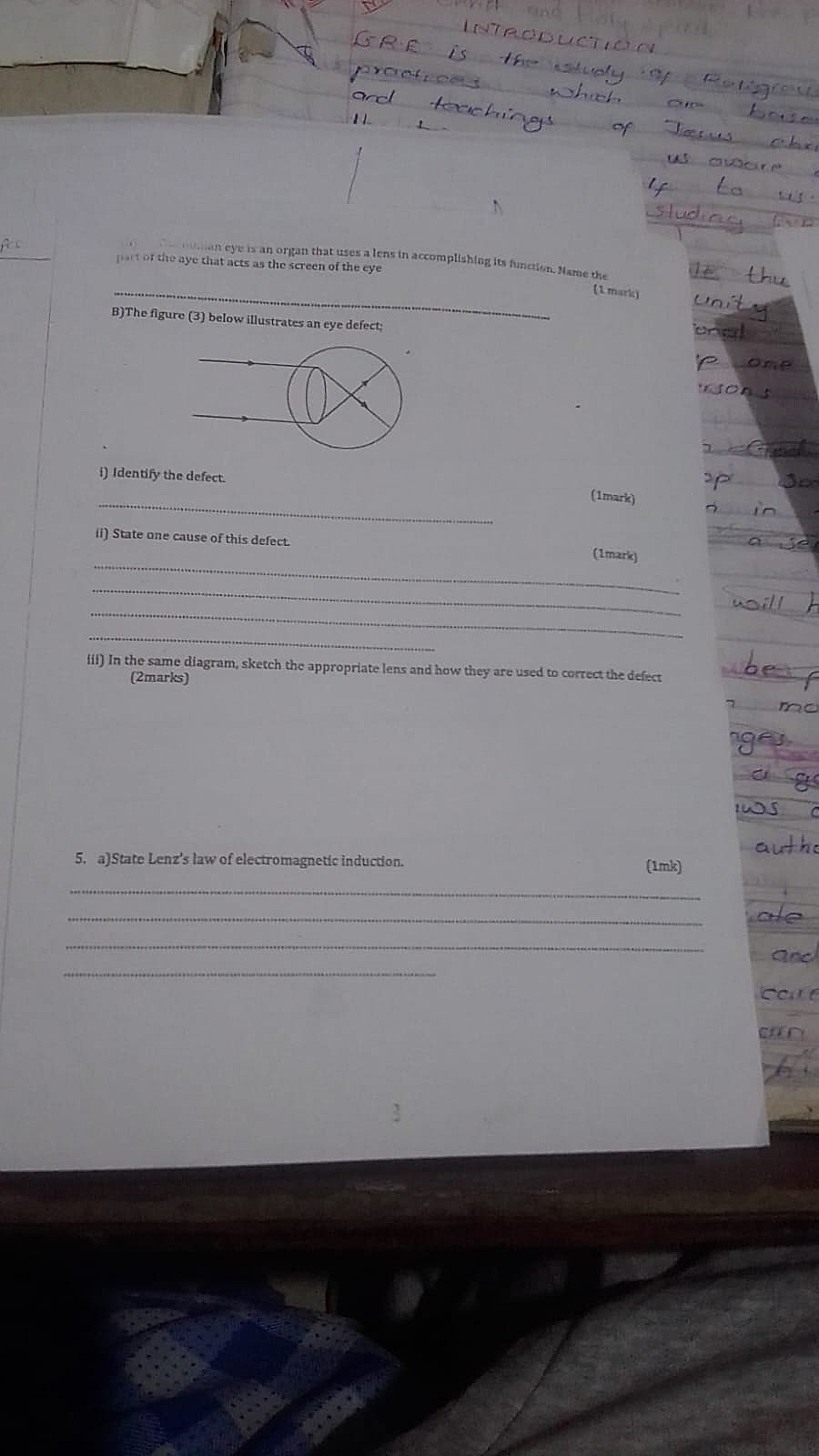 Homework photo