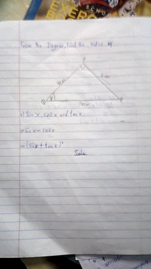 Homework photo