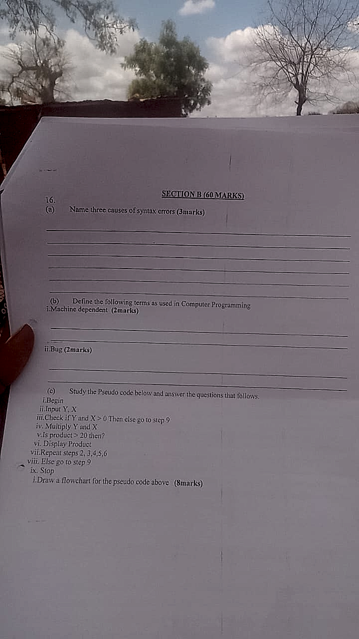 Homework photo