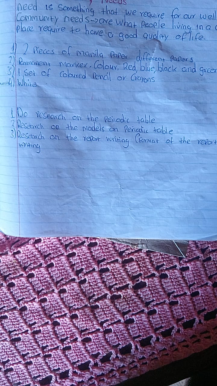 Homework photo