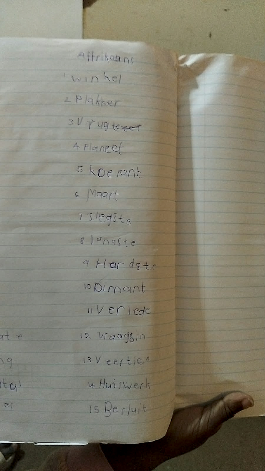 Homework photo