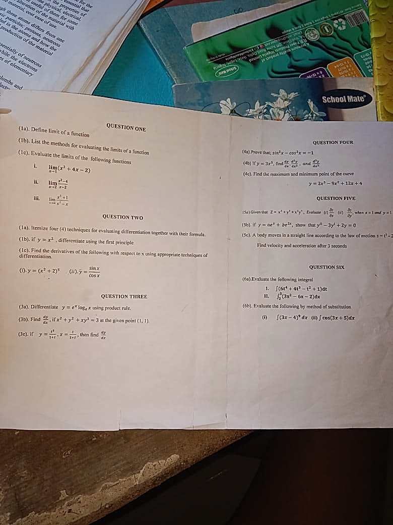 Homework photo