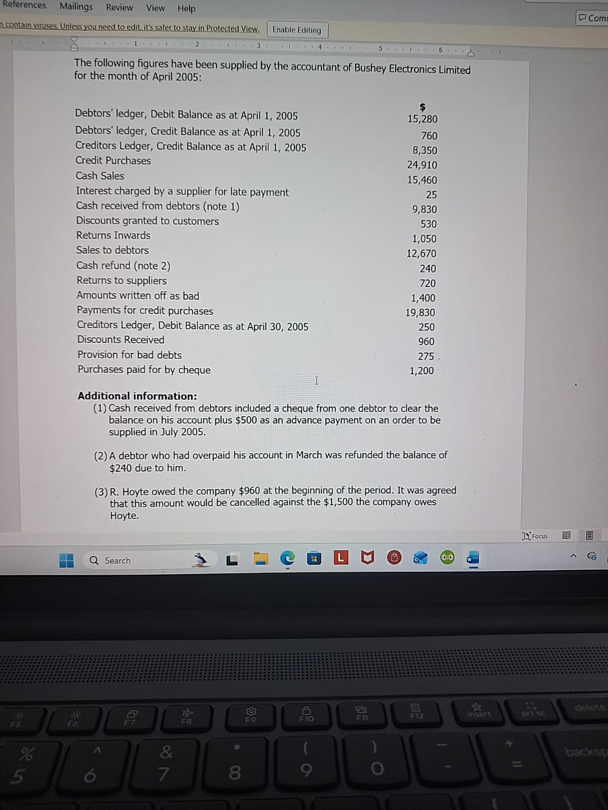 Homework photo