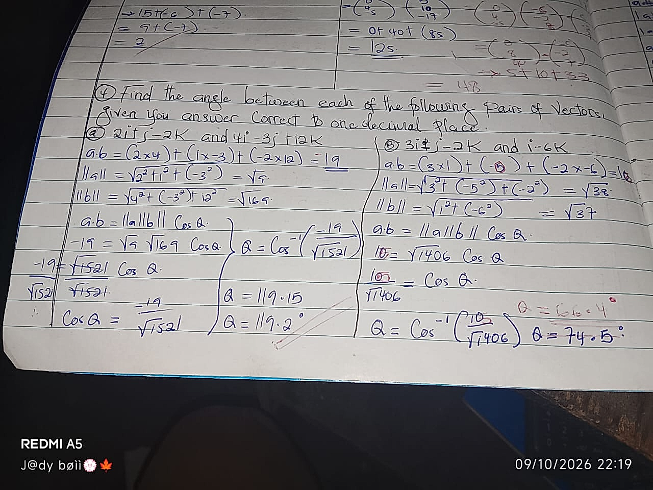 Homework photo