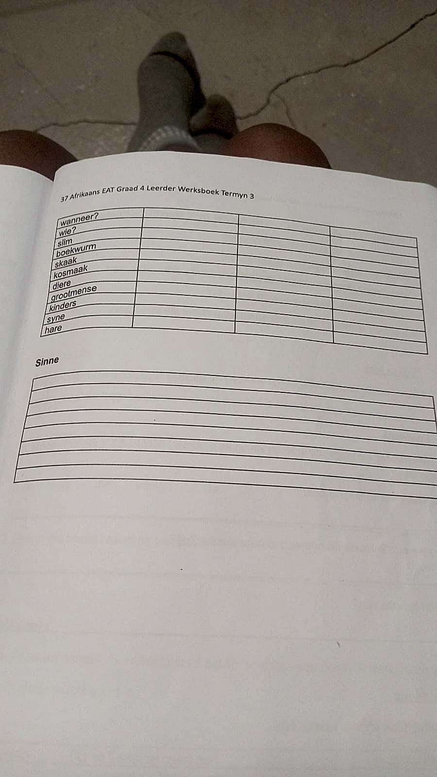 Homework photo
