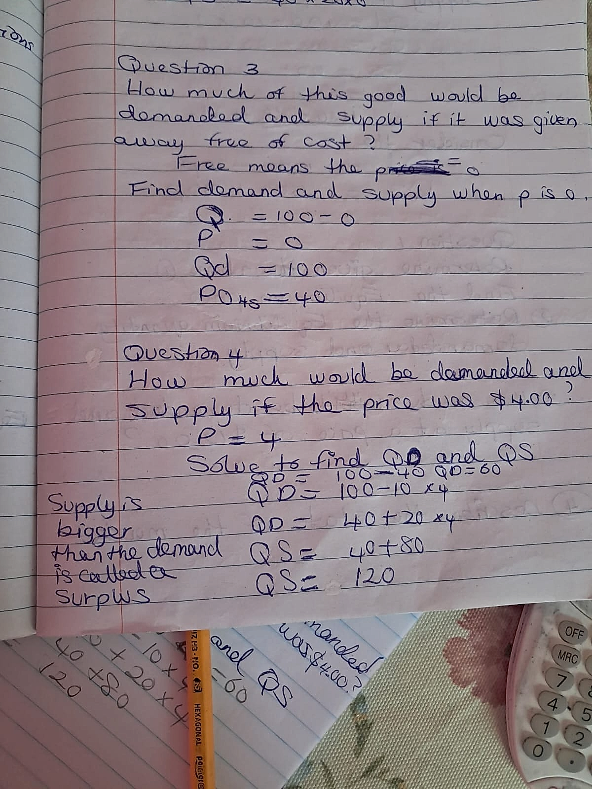 Homework photo