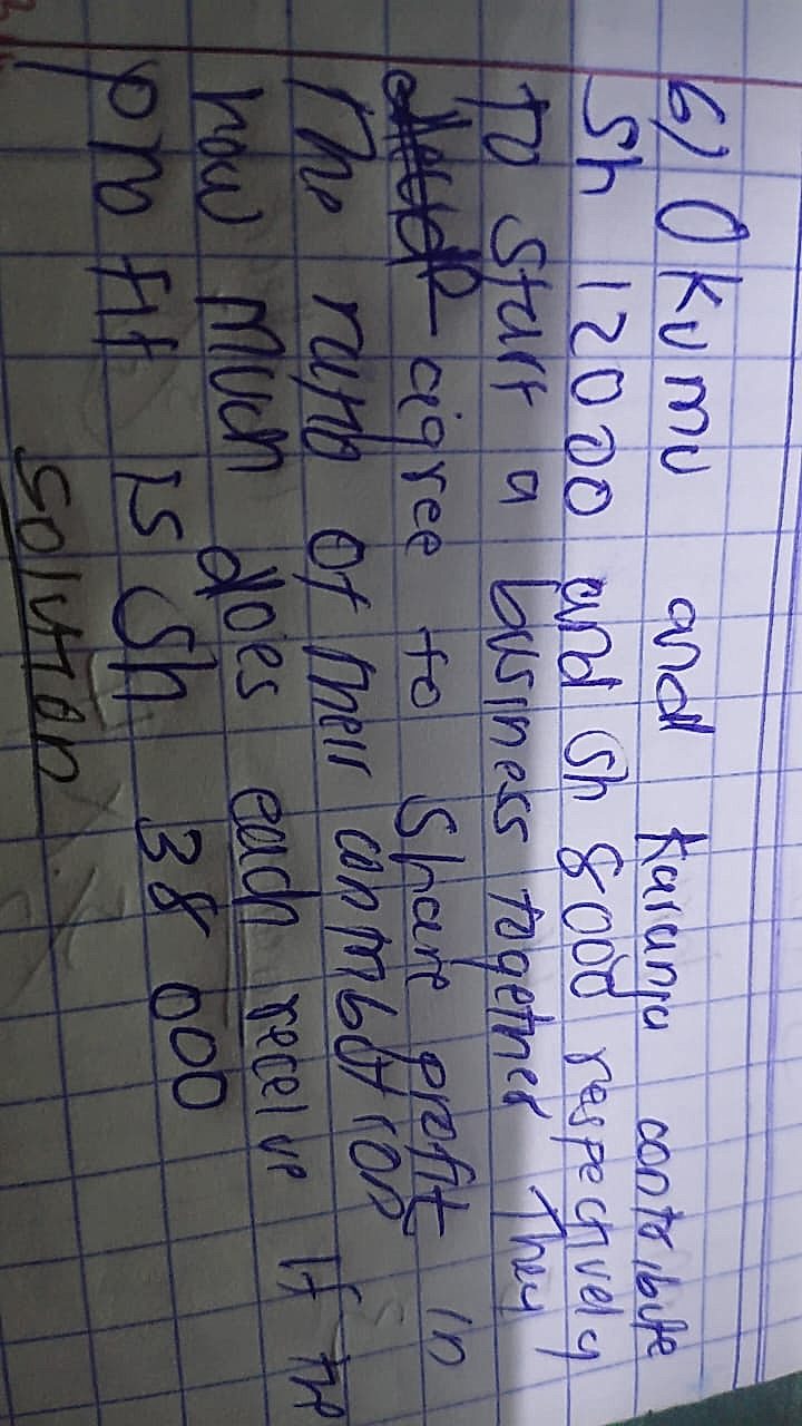 Homework photo
