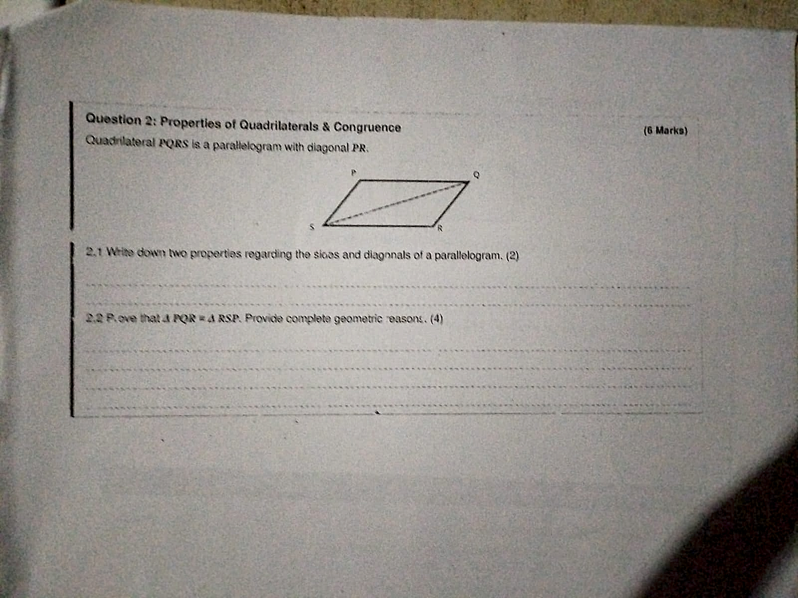 Homework photo
