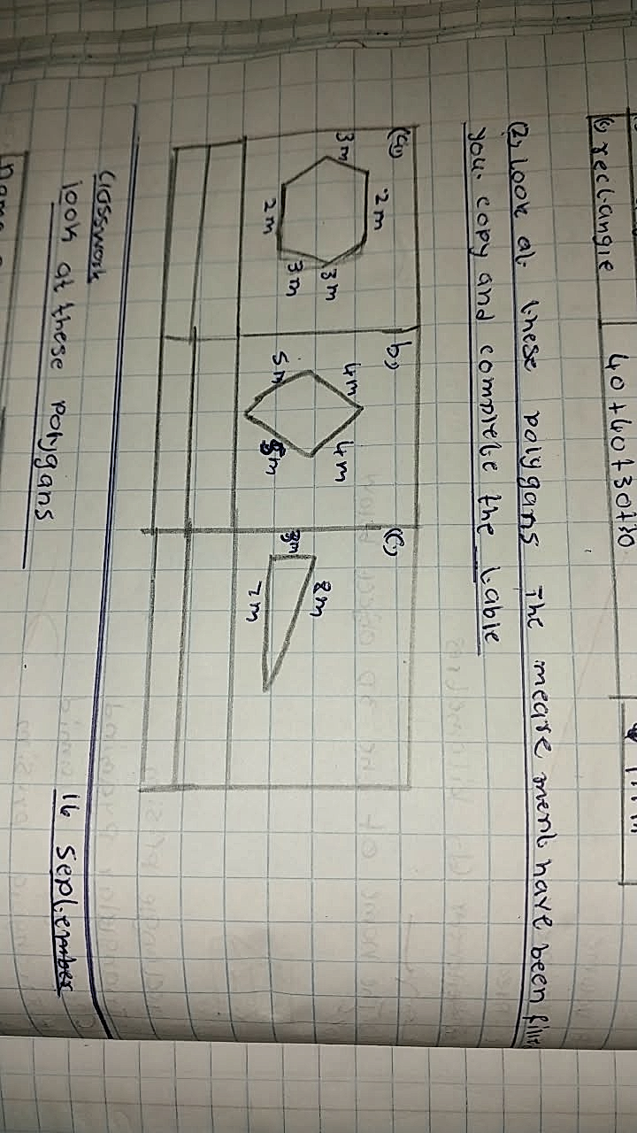 Homework photo