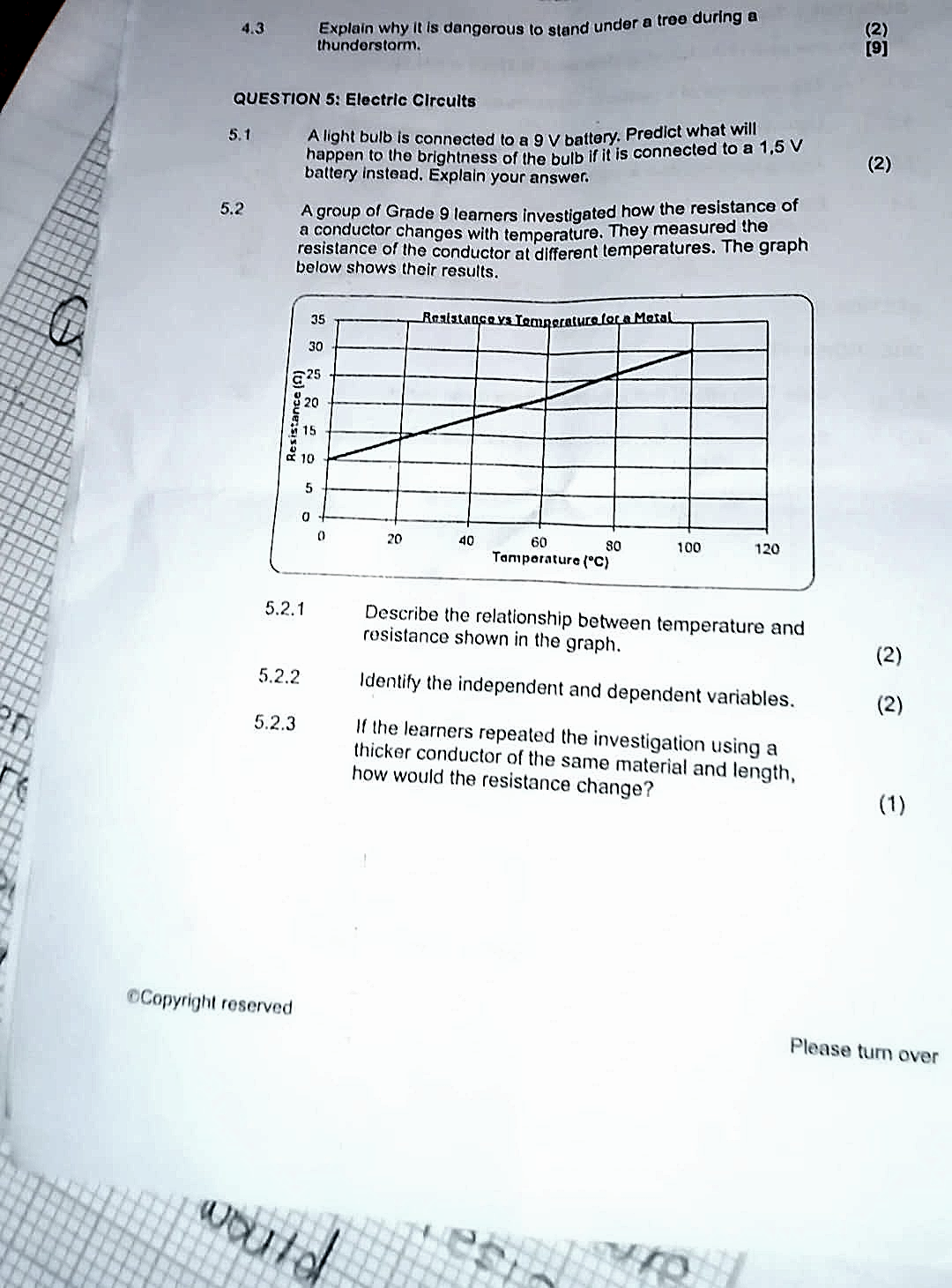 Homework photo