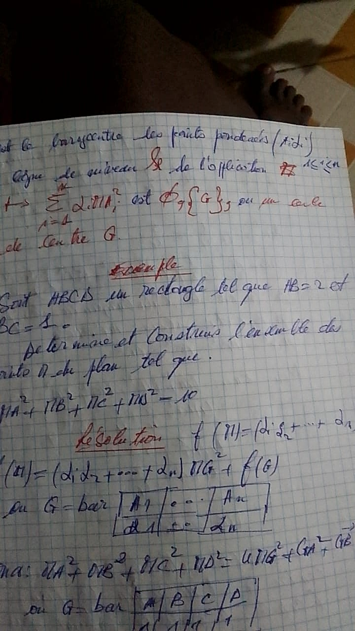 Homework photo
