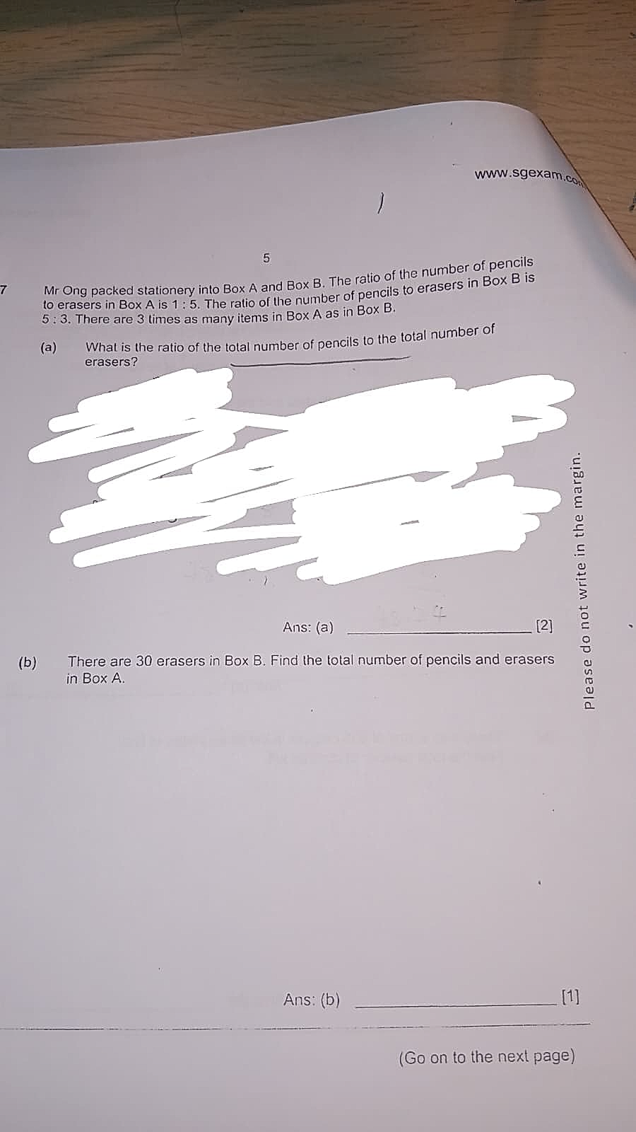Homework photo
